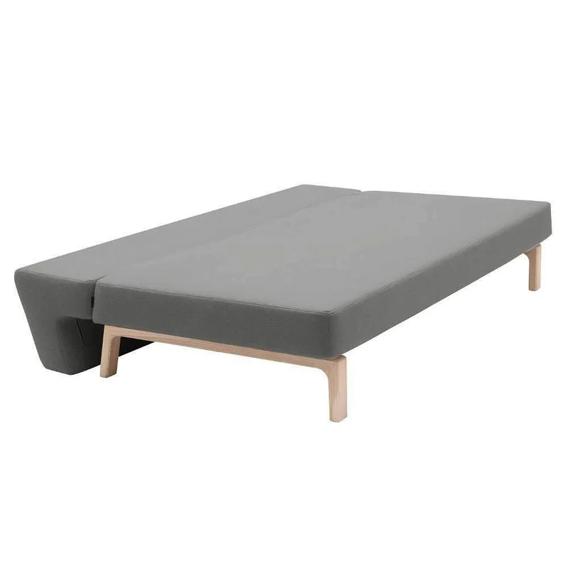 Softline Canapé lit Lazy Style scandinave en Tissu Bleu Indigo Couchage 134 * 200cm