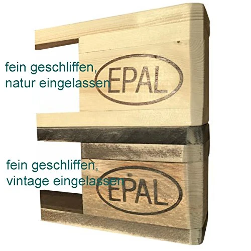 DerPalettenMöbelShop Meubles de Palette Malibu ais Table Basse en Bois européen certifié par Chaque pièce est Unique et fabriquée à la Main en Allemagne
