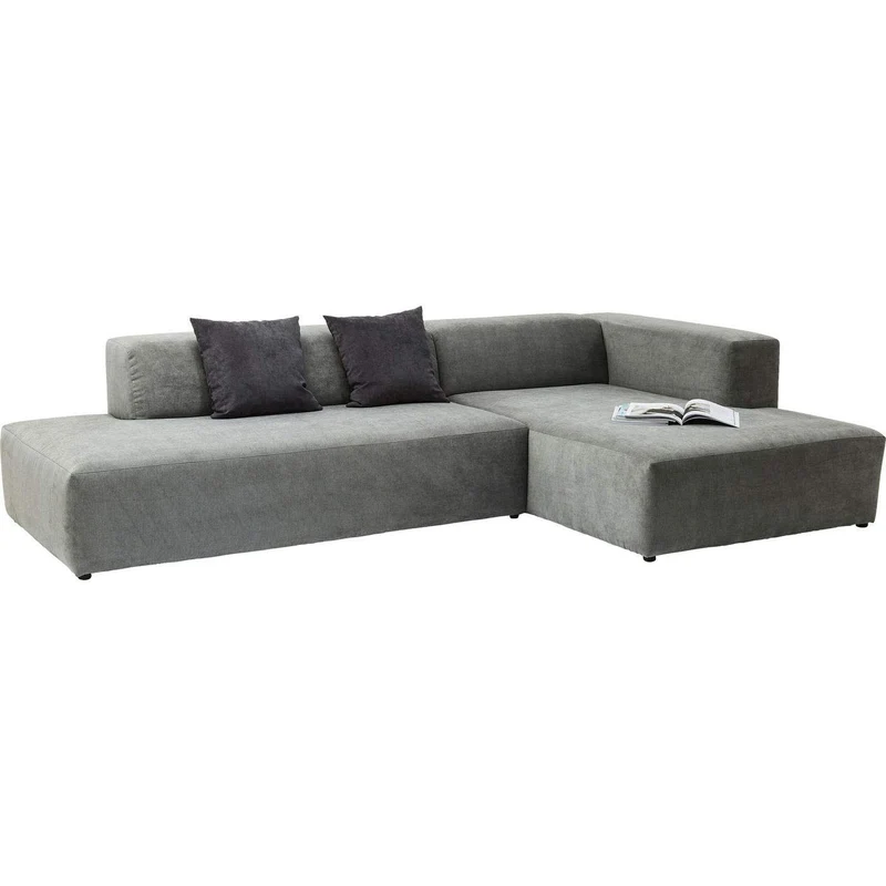 Kare Design Canapé d'angle Pablo Grande Droite Gris