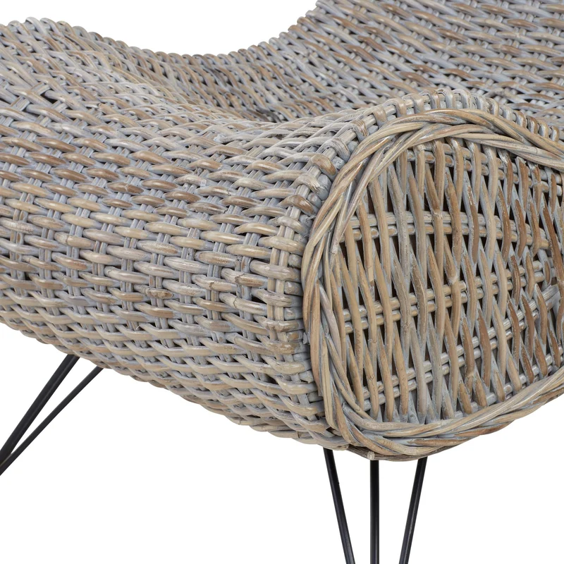 Fauteuil Alix en rotin kubu