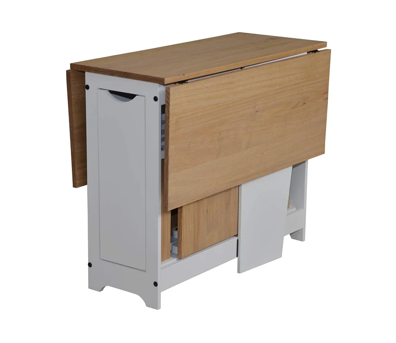 Greenheart Furniture Ensemble de meubles Papillon pour salle à manger avec 4 chaises pliantes
