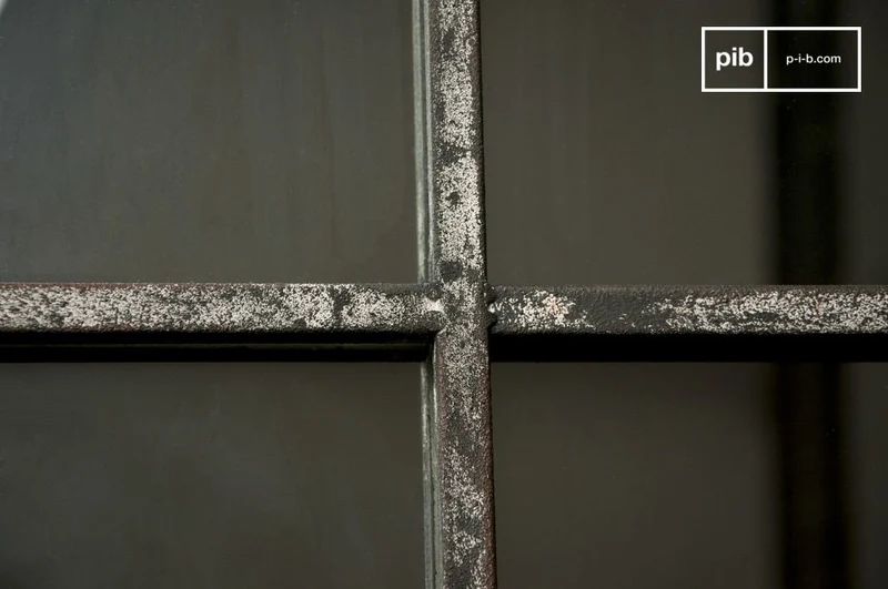 Pomax Miroir Industriel carré 9 Sections