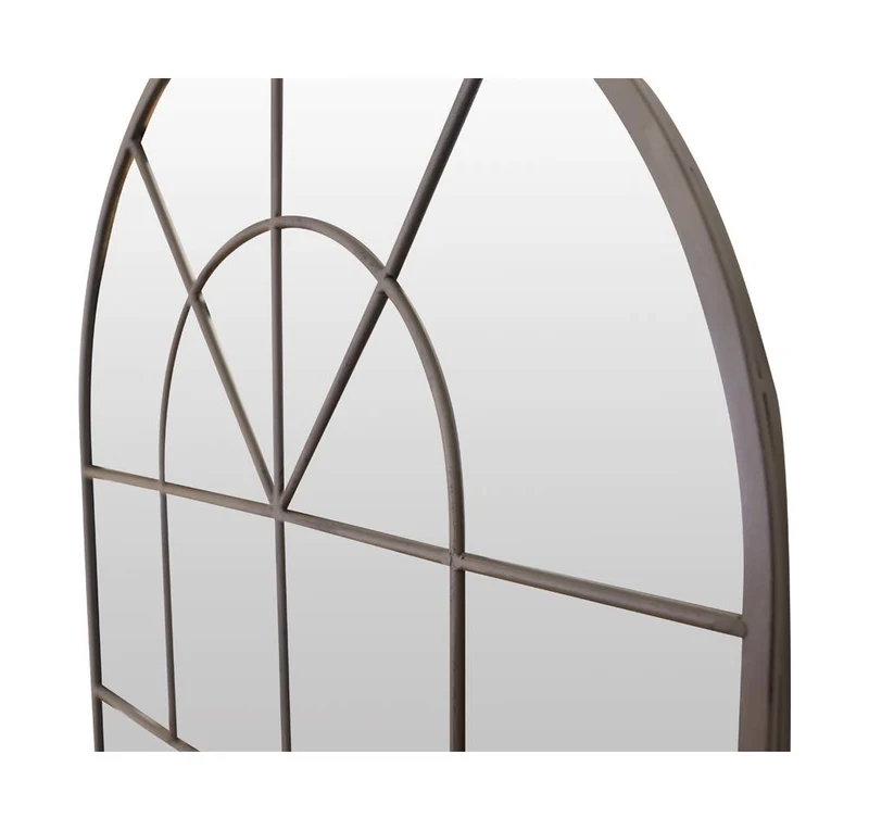 Select Mirrors Stamford Miroir arqué en métal pour fenêtre 60 x 90 cm (métal Rustique)