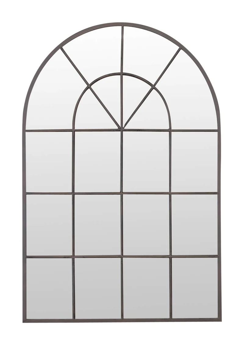 Select Mirrors Stamford Miroir arqué en métal pour fenêtre 60 x 90 cm (métal Rustique)