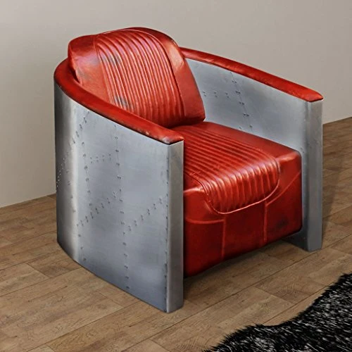 Festnight Fauteuil cabriolets Marron Clair en Cuir véritable 71 x 78 x 73 cm