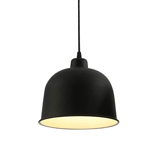 ZAQXSW Lustre industriel Black Wind Loft Nordic restaurant Retro Bar Fer Art Matte restaurant Lamp Loft Shade Cuisine Café Lustres (Size : Style C)