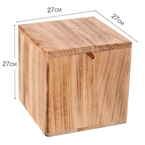 Tabouret en Bois Massif Adulte Petit Banc De Mode Canapé Famille Table Basse Bûches De Pin HENGXIAO (Color : Yellow)