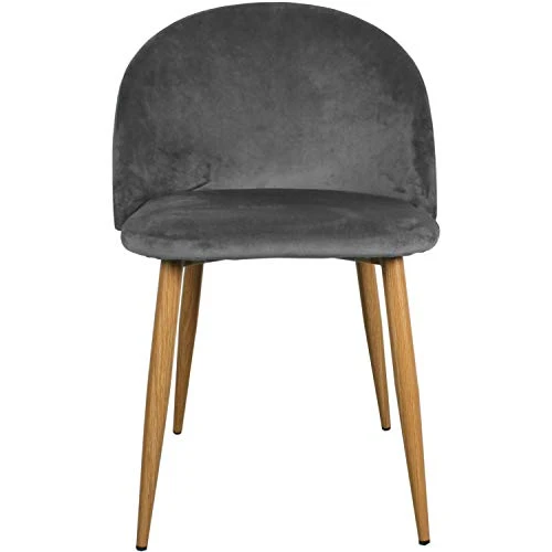 Nimara Lot de 2 Chaises en Velours au Design scandinave, Chaise de Salle à Manger et Chaise de Cuisine en Tissu, Chaise de Salle à Manger
