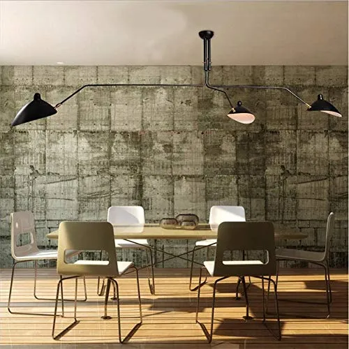 Haute qualité Pendant Light Retro Serge Mouille Pendentif Nordic Lights Industrielle Simple LED araignée réglable Lampe Salon Chambre Lampe Industrielle Luminaire Beau et élégant