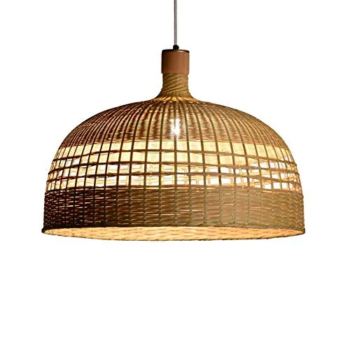 XNCH Lampe de Suspension en métal de Bambou de Lustre de Jardin s'allume Salon de thé Restaurant Salon de thé hôtel Lampe de Suspension/Lampes de Plafond