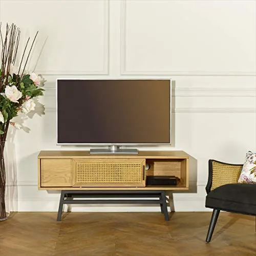 Robin des bois - Meuble TV chêne LALALA 1 Porte, 1 Tiroir