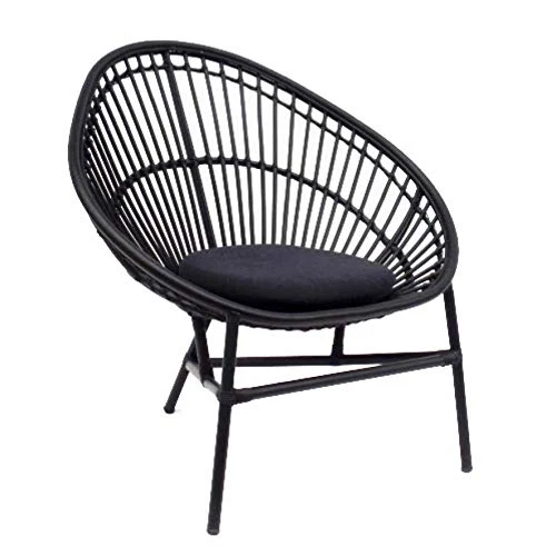 Deco&Co Décoration intérieure naturelle - Fauteuil, Rotin, Taille unique