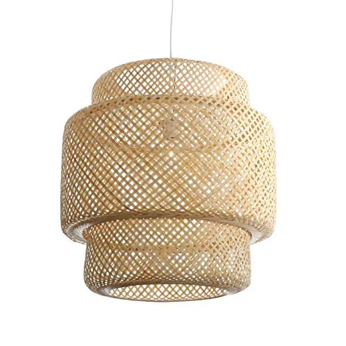 Lussiol 250601 Suspension, Bambou, 60 W, Naturel