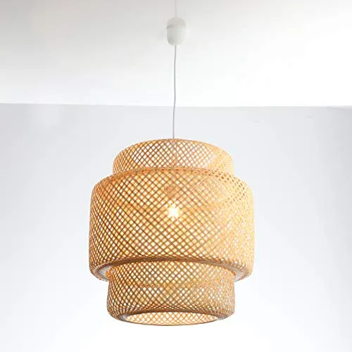 Lussiol 250601 Suspension, Bambou, 60 W, Naturel
