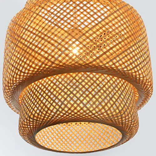 Lussiol 250601 Suspension, Bambou, 60 W, Naturel
