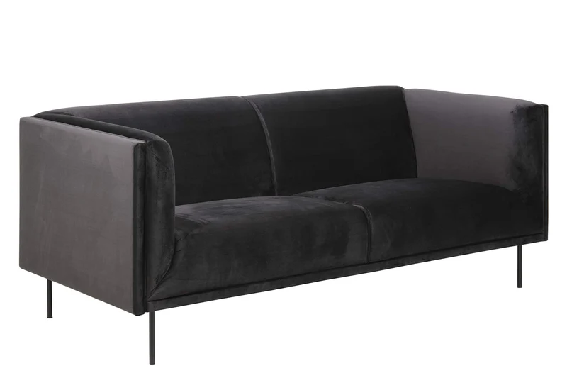 Marque Amazon - Movian Ola - Canapé 3 places, 88 x 200 x 79 cm (longueur x largeur x hauteur), Anthracite