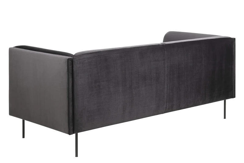Marque Amazon - Movian Ola - Canapé 3 places, 88 x 200 x 79 cm (longueur x largeur x hauteur), Anthracite