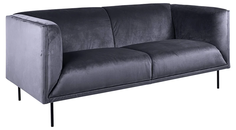 Marque Amazon - Movian Ola - Canapé 3 places, 88 x 200 x 79 cm (longueur x largeur x hauteur), Bleu poudreux