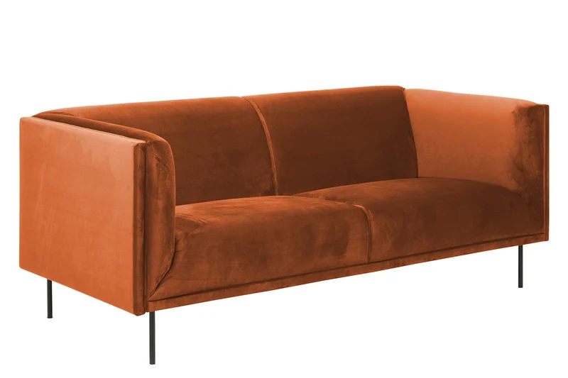 Marque Amazon - Movian Ola - Canapé 3 places, 88 x 200 x 79 cm (longueur x largeur x hauteur), Cuivre