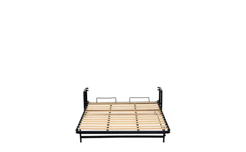 Wallbedking Lit Escamotable/Lit Rabattable/Lit Mural Petit Double Vertical 140cm x 190cm / Conçu pour Un Usage Quotidien - Mécanisme Robuste Garanti 5 Ans