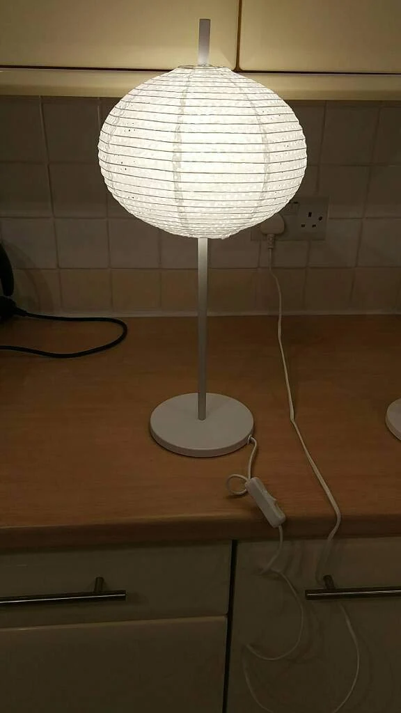 Ikea Solleftea Pendentif Abat-jour, Blanc, forme ronde