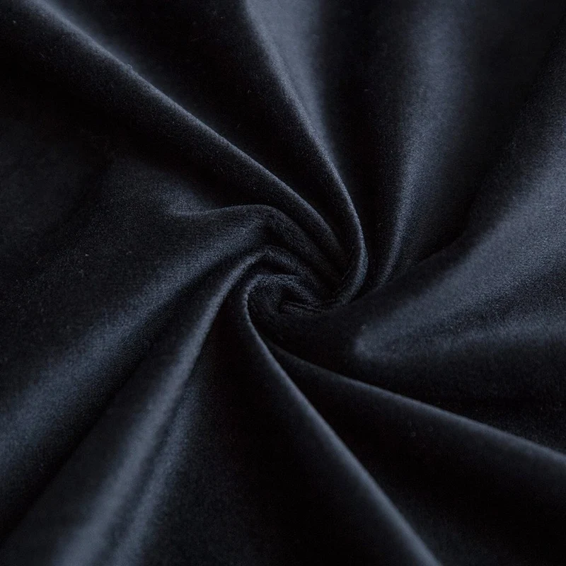 MIULEE 2 Housses de Coussin en Velours Décoratif Canapé Outgeek Home Decor Taie d'oreiller Super Doux Decoration Maison Salon Chambre pour Canapé Clic Clac 45 x45 cm 18"x18" Noir
