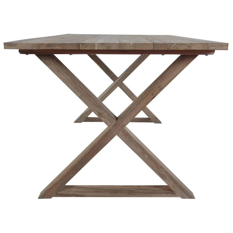 honglianghongshang Mobilier de Jardin Tables de Jardin Table de Salle à Manger Teck de récupération 180x90x76 cm