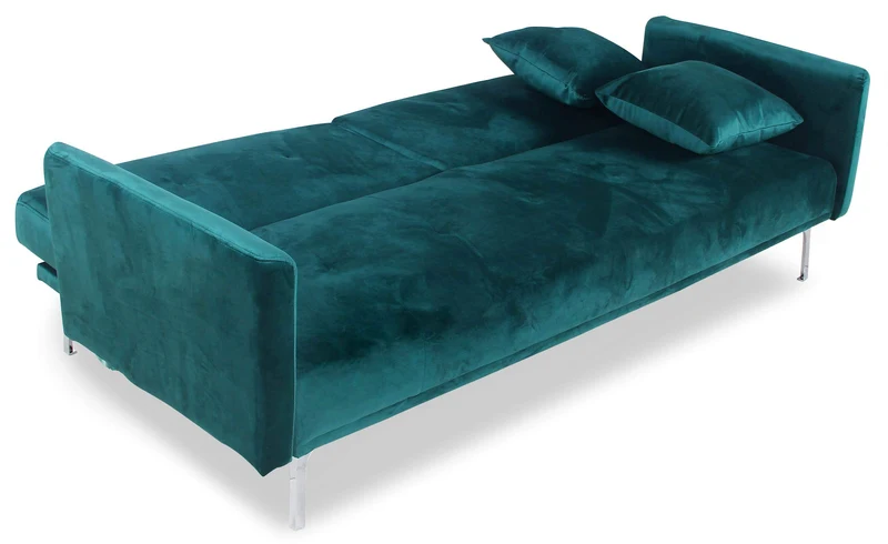 Menzzo Carla Canapé en Velours, Vert, 191