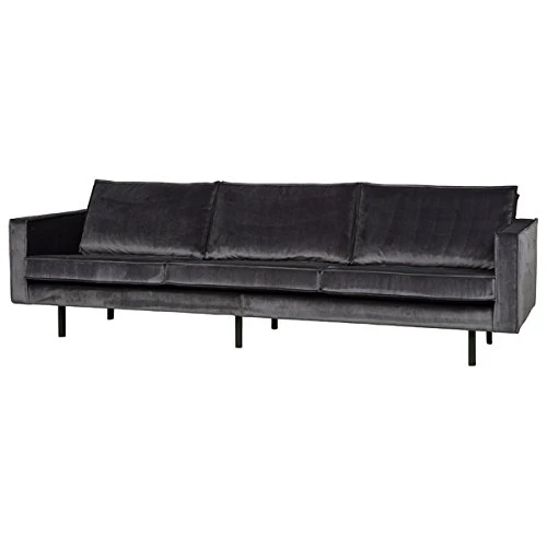 Esto Canapé 3 Places Rodeo Velours Gris Lounge Wohnideebilder Garniture de Sofa canapé Lounge 3 Places