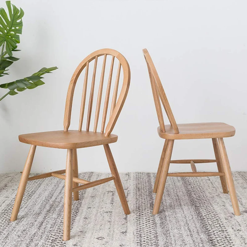 Chaise en Bois Home Chaise De Loisirs avec Dossier SièGe Ergonomique Chaises De Salle à Manger Et De Cuisine en Bois