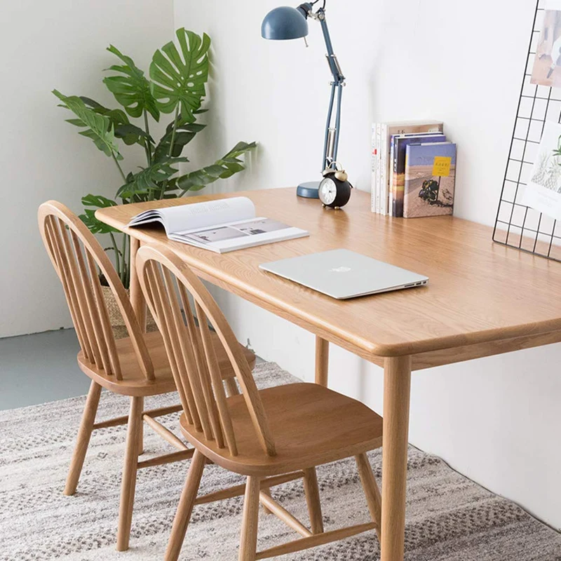 Chaise en Bois Home Chaise De Loisirs avec Dossier SièGe Ergonomique Chaises De Salle à Manger Et De Cuisine en Bois