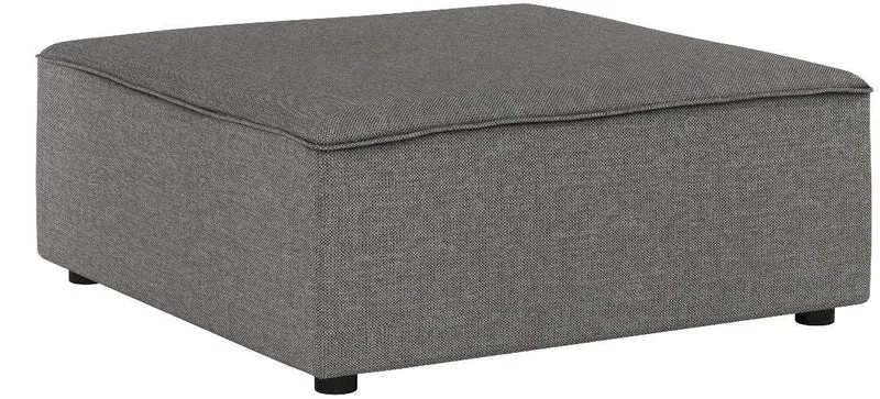 Marque Amazon - Rivet Audrey - Repose-pieds moderne, largeur 99 cm, Gris tempête
