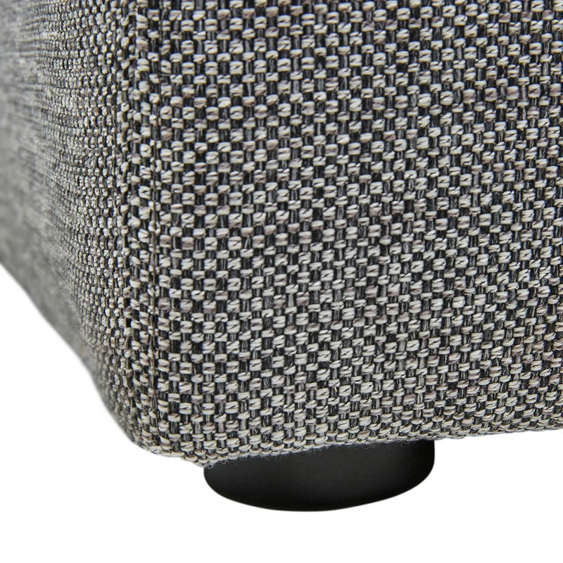 Marque Amazon - Rivet Audrey - Repose-pieds moderne, largeur 99 cm, Gris tempête