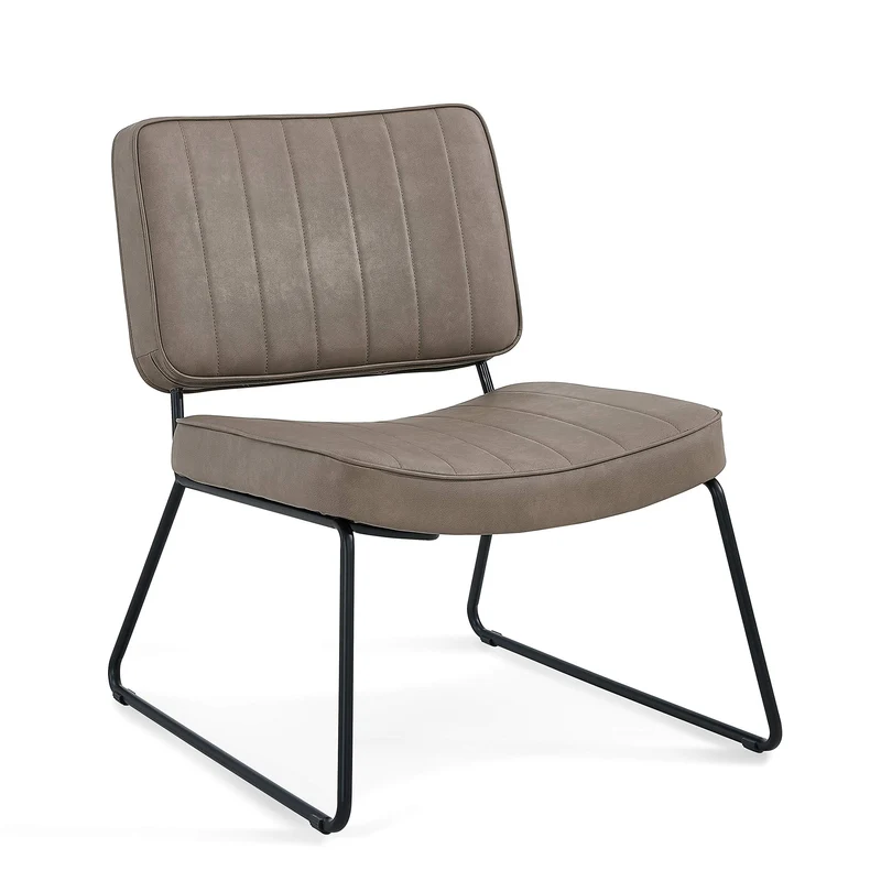 Medal Lounger Fauteuil, Taupe, Taille Unique