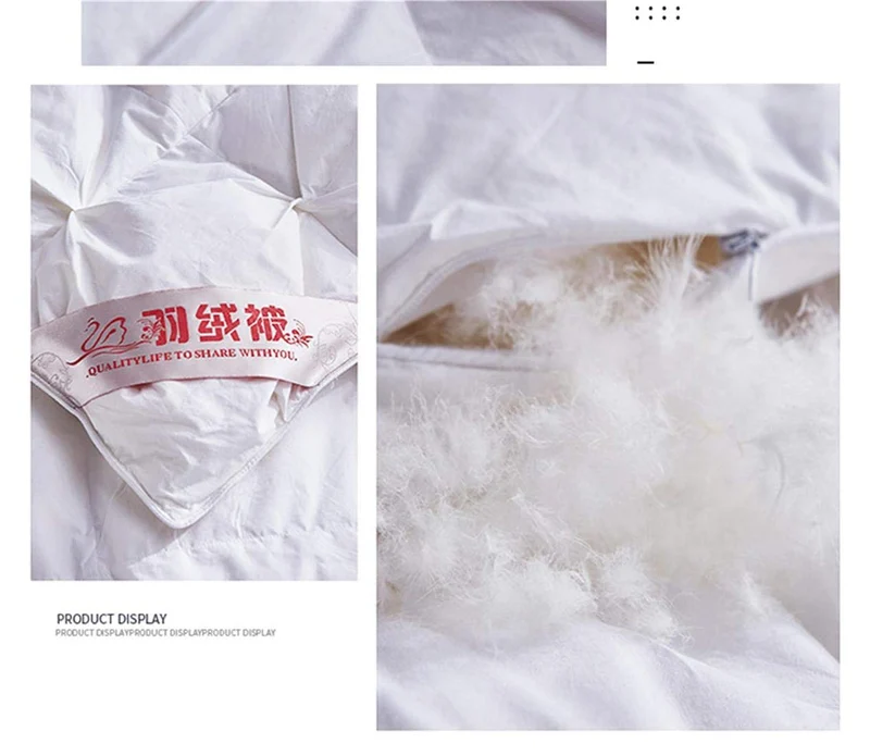 Duvet En Coton Tridimensionnel Avec Cœur En Duvet De Fleurs, Âme En Duvet D'oie Blanche De Printemps Et D'automne, Édredon D'hiver Épais, Édredon En Édredon De Coton,gray,220*240cm/4.5KG