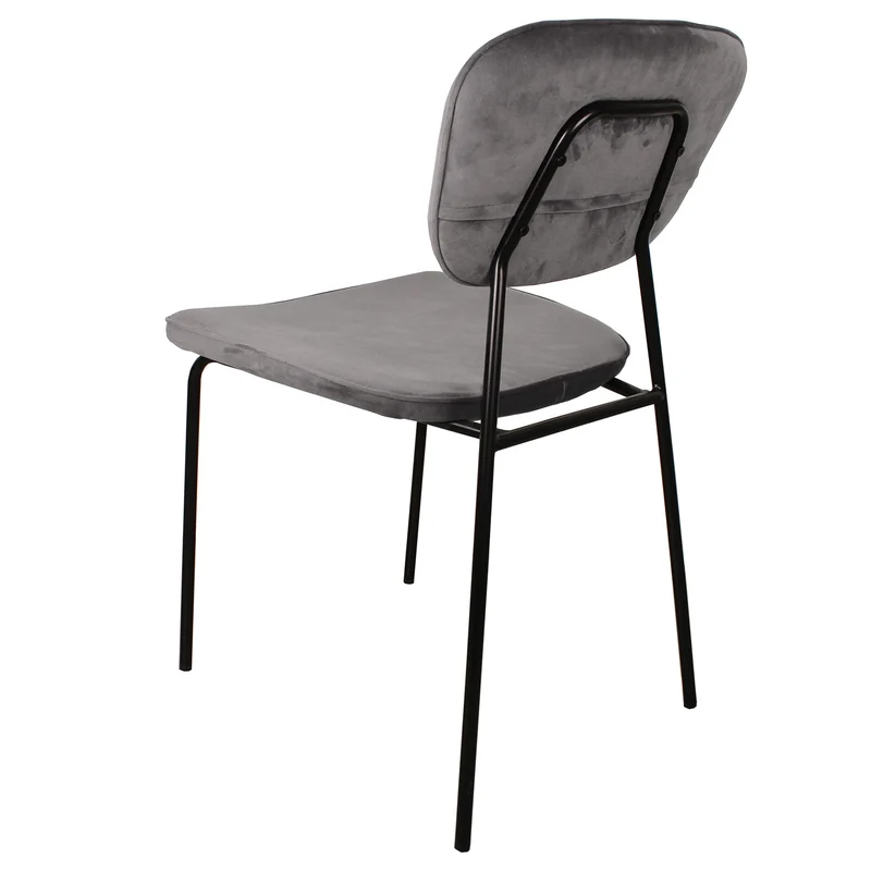 Nimara Lot de 2 Chaises de salle à manger en velours | Chaises de salle à manger et chaises de cuisine en tissu pour la table à manger