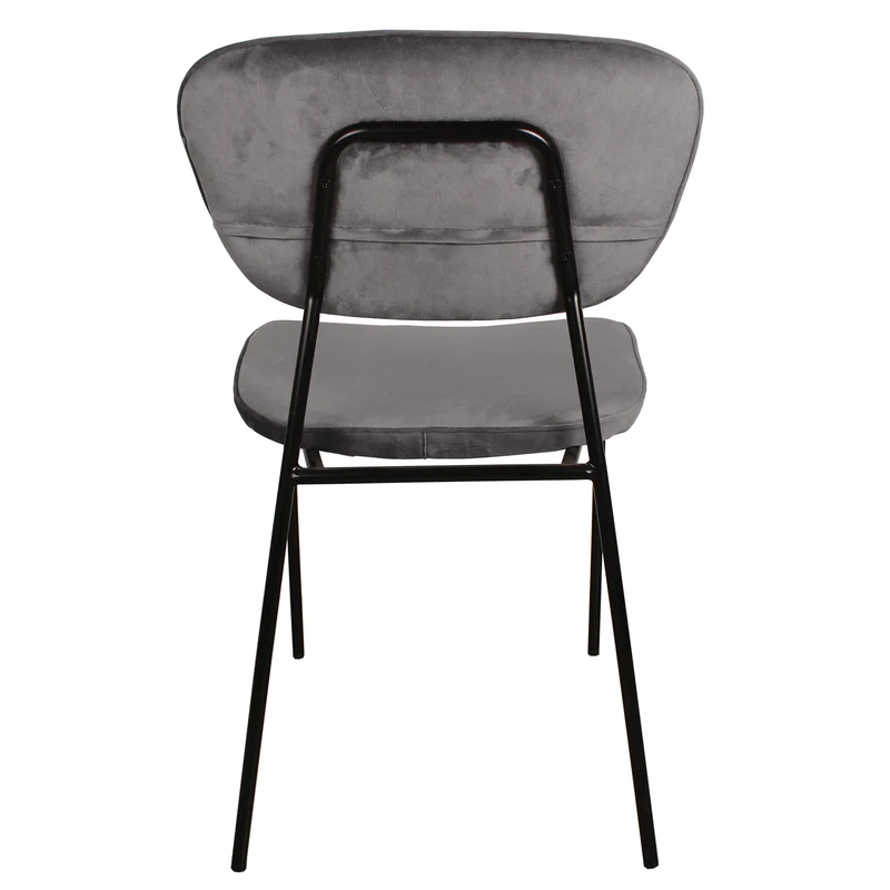 Nimara Lot de 2 Chaises de salle à manger en velours | Chaises de salle à manger et chaises de cuisine en tissu pour la table à manger