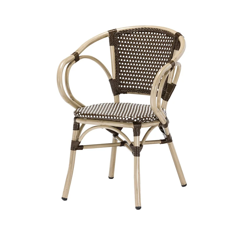 Rotin Design Noel: -36% Fauteuil bistrot Nina en polyrotin