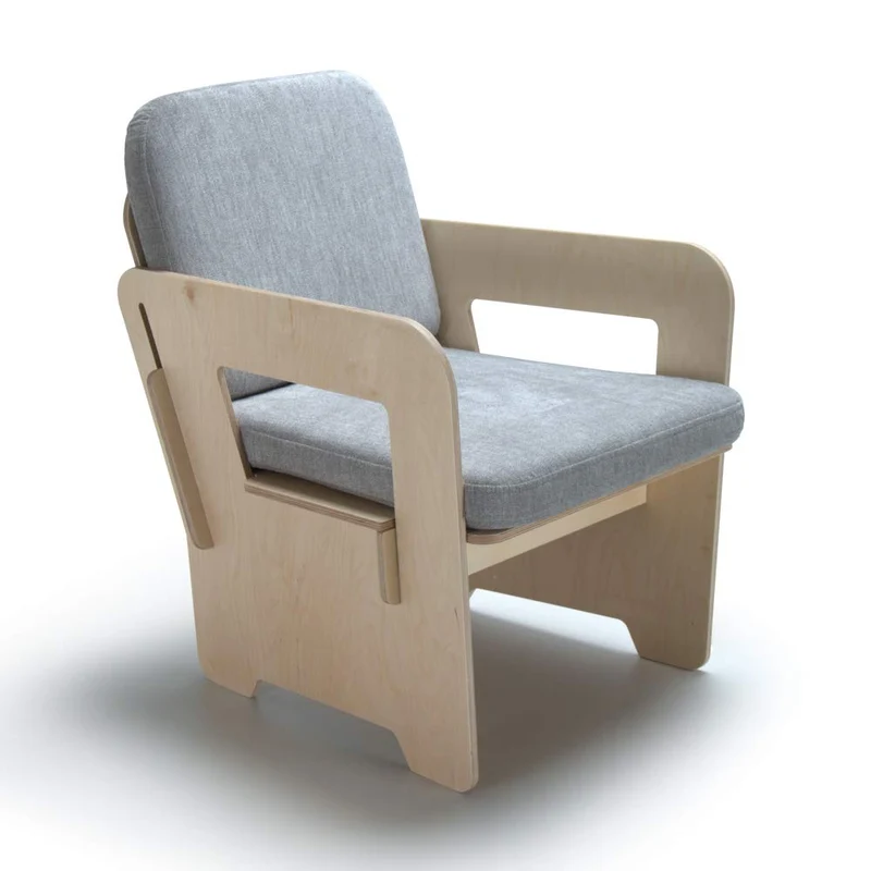 Marque Amazon - Movian - Chaise d'appoint Ruby, Gris clair