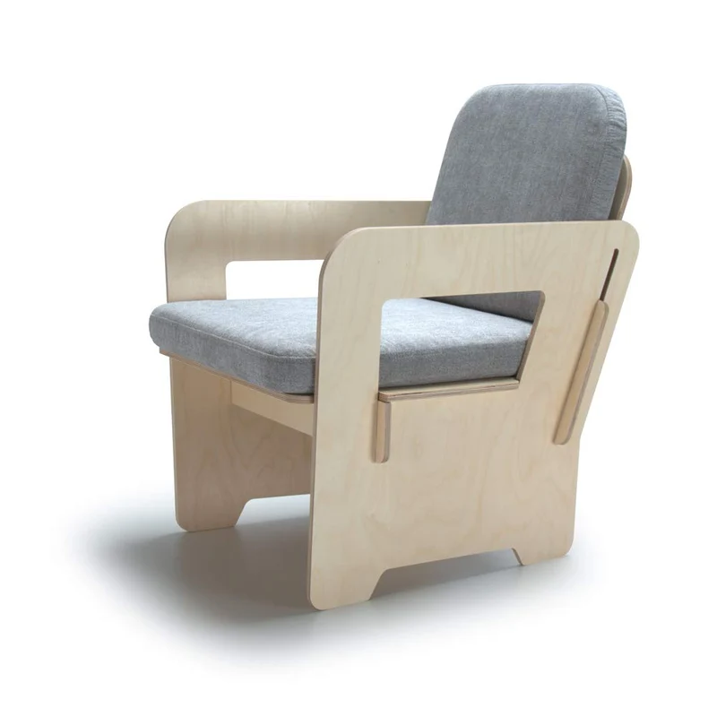 Marque Amazon - Movian - Chaise d'appoint Ruby, Gris clair