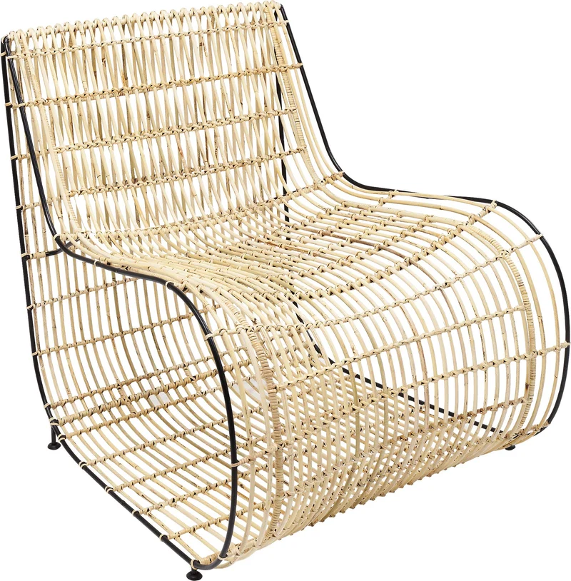 Kare Design Fauteuil Village Swing rotin