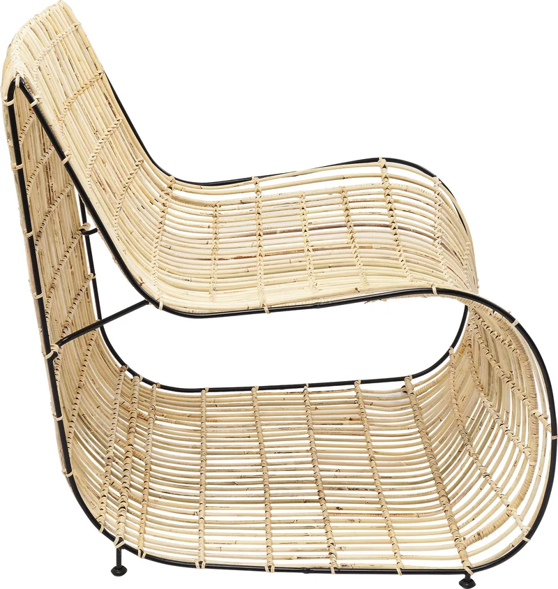Kare Design Fauteuil Village Swing rotin