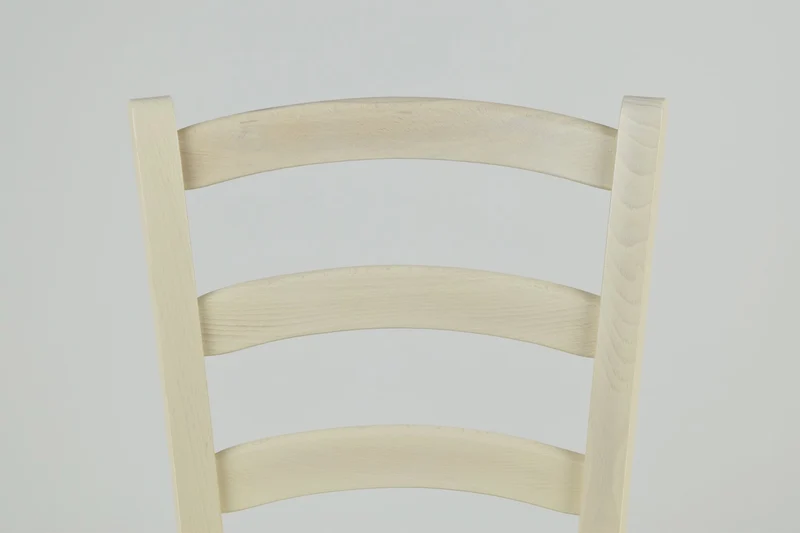 Tommychairs Chaise du Design - Set de 2 chaises Venice pour la Cuisine et la Salle à Manger, avec Structure en Bois, Coleur Aniline Blanche et Assise en Paille