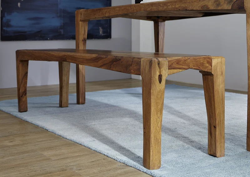 Banc 188x44cm - Bois massif de palissandre laqué - ANCONA #0109