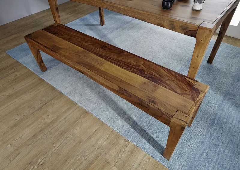 Banc 188x44cm - Bois massif de palissandre laqué - ANCONA #0109