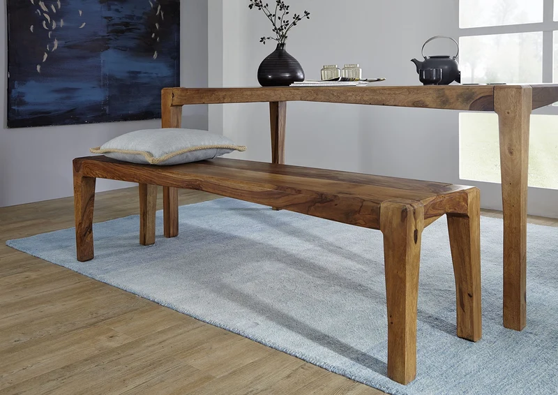 Banc 188x44cm - Bois massif de palissandre laqué - ANCONA #0109