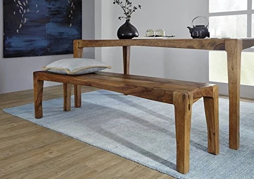 Banc 188x44cm - Bois massif de palissandre laqué - ANCONA #0109