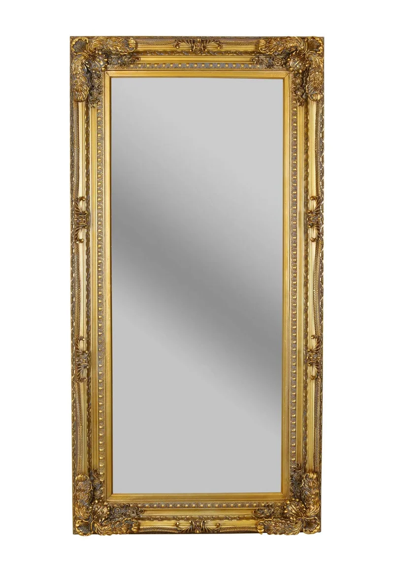 PALAZZO INT Miroir Mural Style Baroque Doré 175 x 83 cm Taille XL