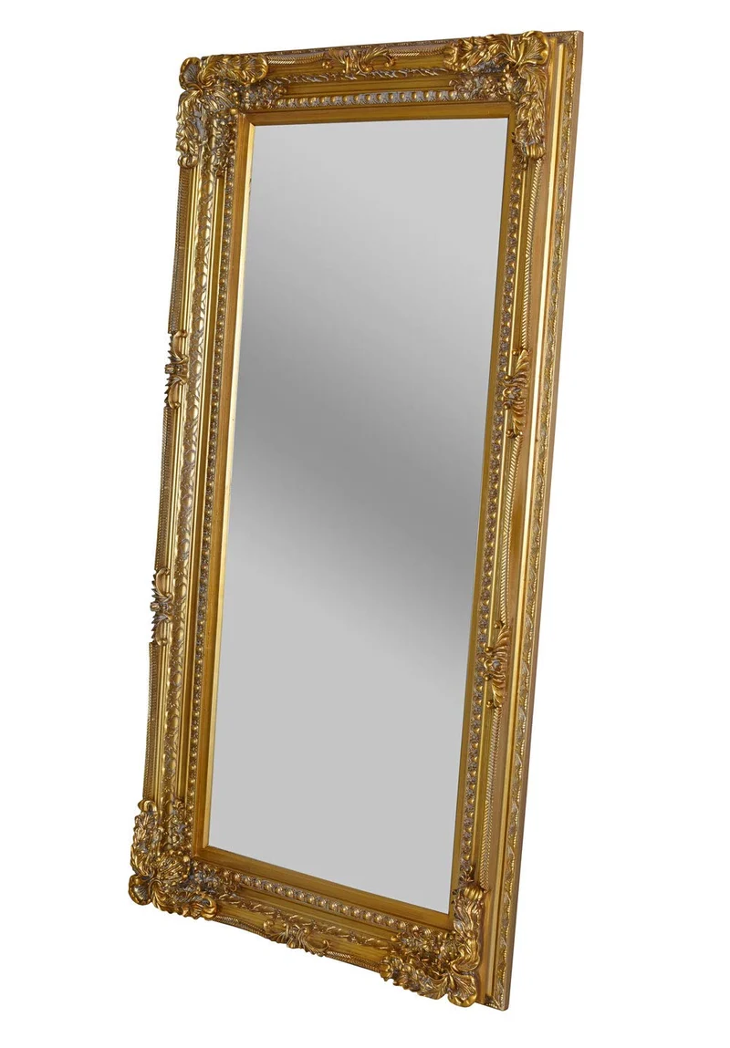 PALAZZO INT Miroir Mural Style Baroque Doré 175 x 83 cm Taille XL