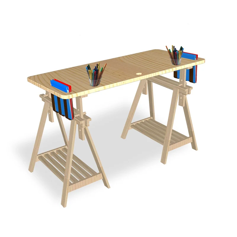 Europe & Nature Bureau Gamy, Bois, 150 x 70 x 101 cm